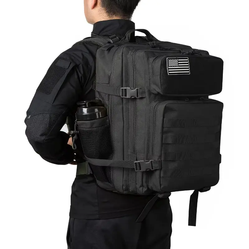 45L Tactical Backpack survival Bag Hunting Backpack Men Outdoor Hiking Rucksack Witch Bottle Holder camping gear back pack