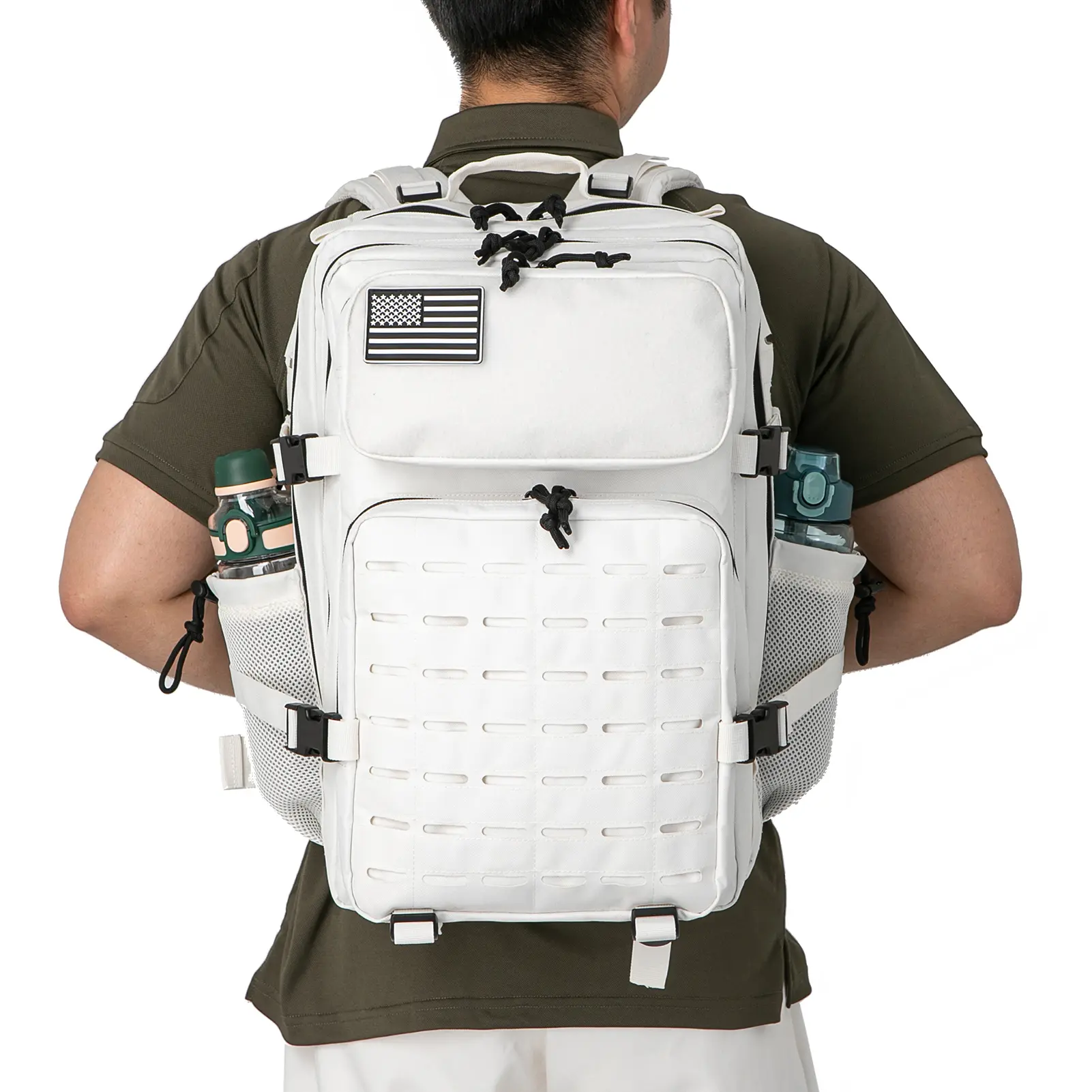 25L/45L Tactical Backpack for Women/men School Bag Gym Rucksack with Dual Cup Holder bags for womens Hiking Backpacks