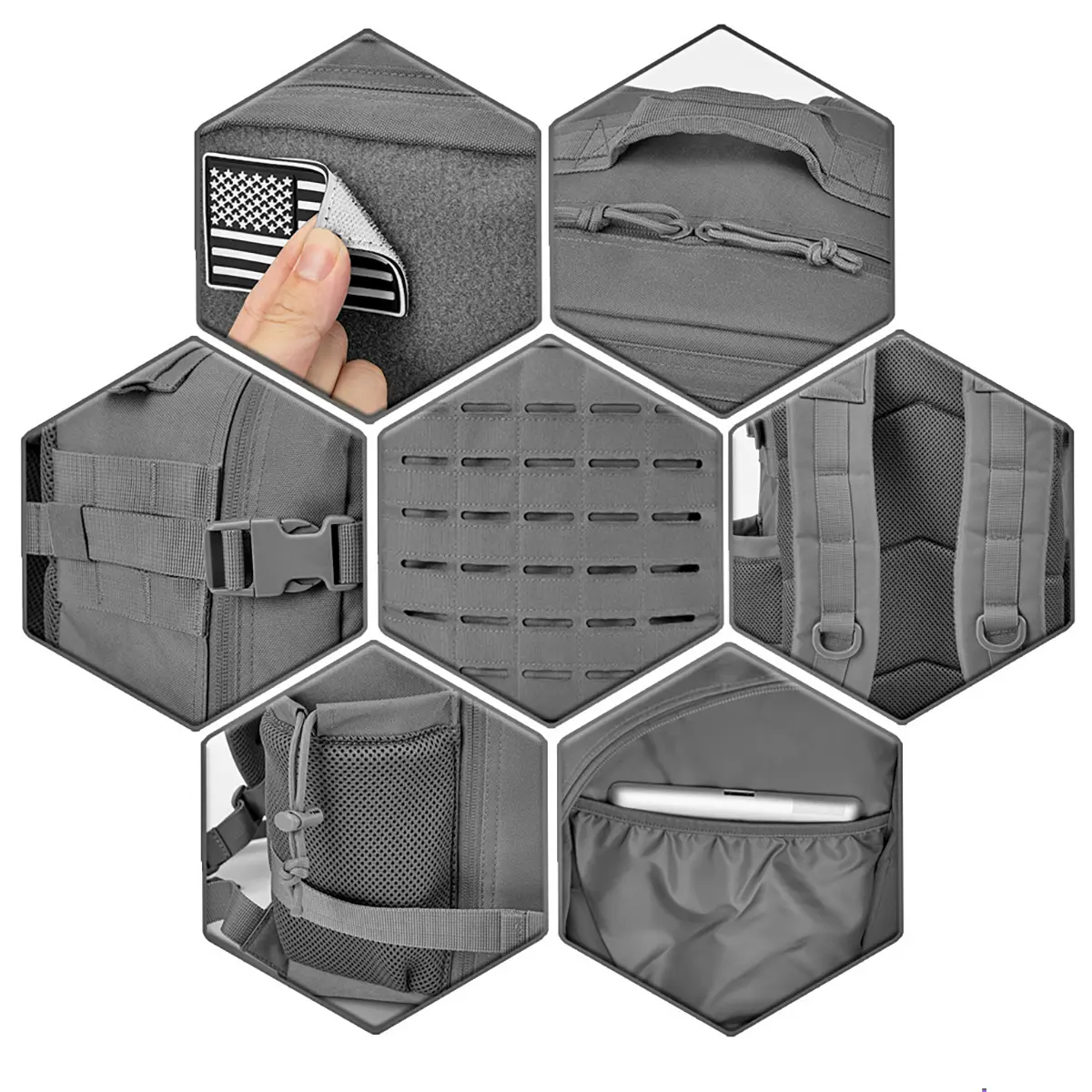 25L/45L Tactical Backpack for Men and Women Small School Outdoor Rucksack Survival Assault Bag Hiking Backpacks  back pack