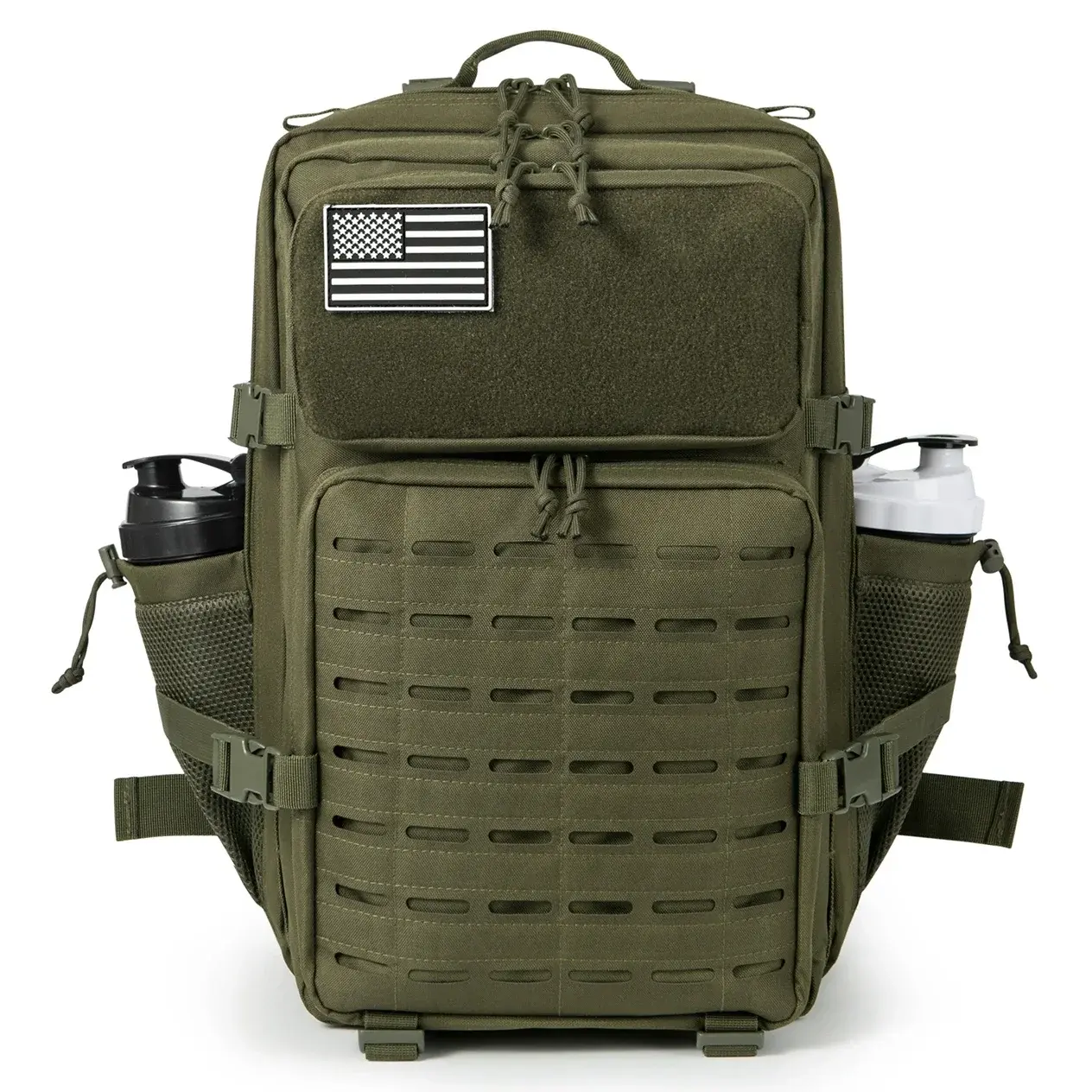25L/45L Tactical Backpack for Women/men survival Laser Cut Molle Daypack Rucksack School backpack with Dual Cup Holder back pack