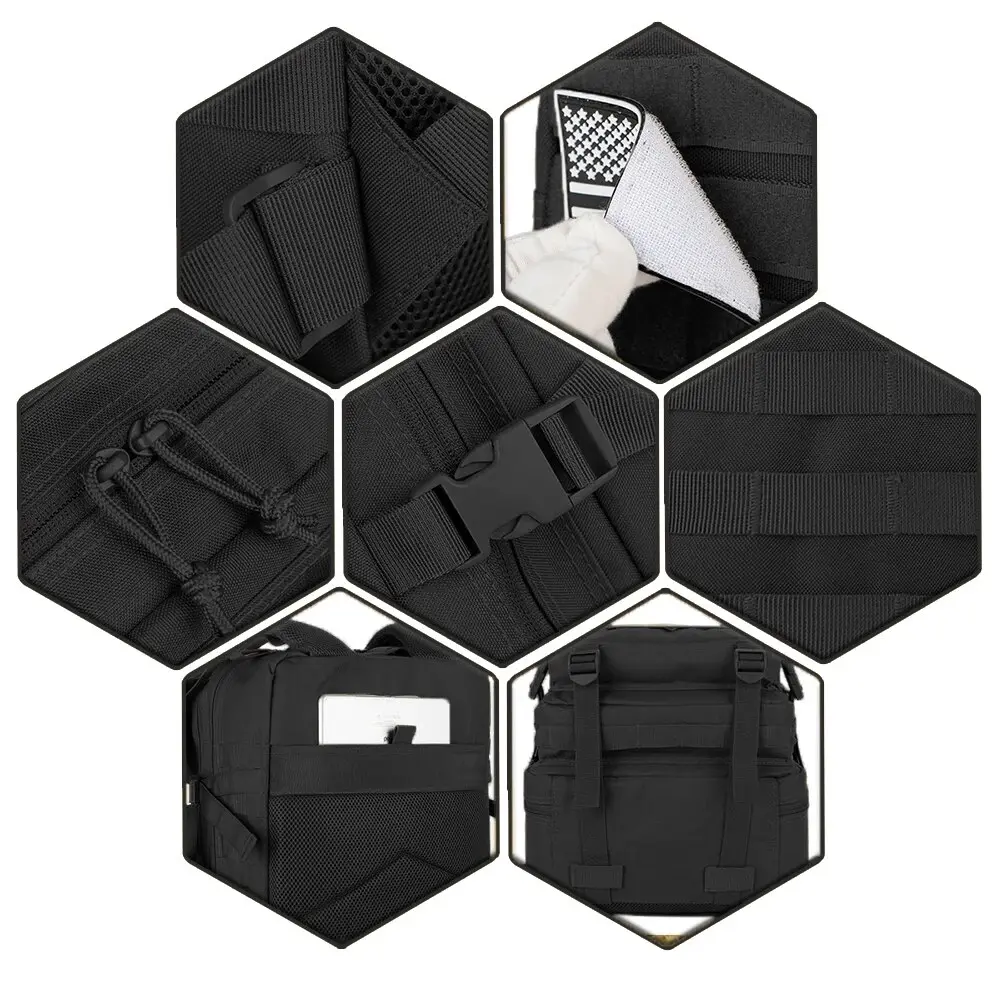 50L Man Tactical Backpacks Survival Traveling Bags Hking Outdoor 3P Assault Pack EDC Molle Pack For Trekking Hunting Bag