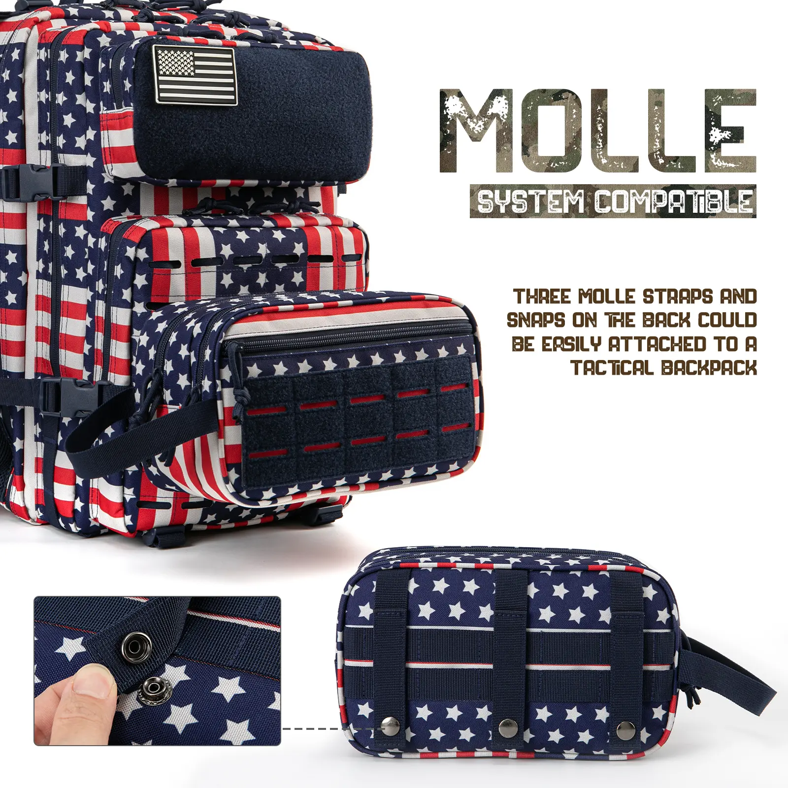 Tactical Toiletry Bag For Men Hygiene Bag Tool Molle Pouches Small Dopp Kit Mens Shaving Kit Travel shower Bag