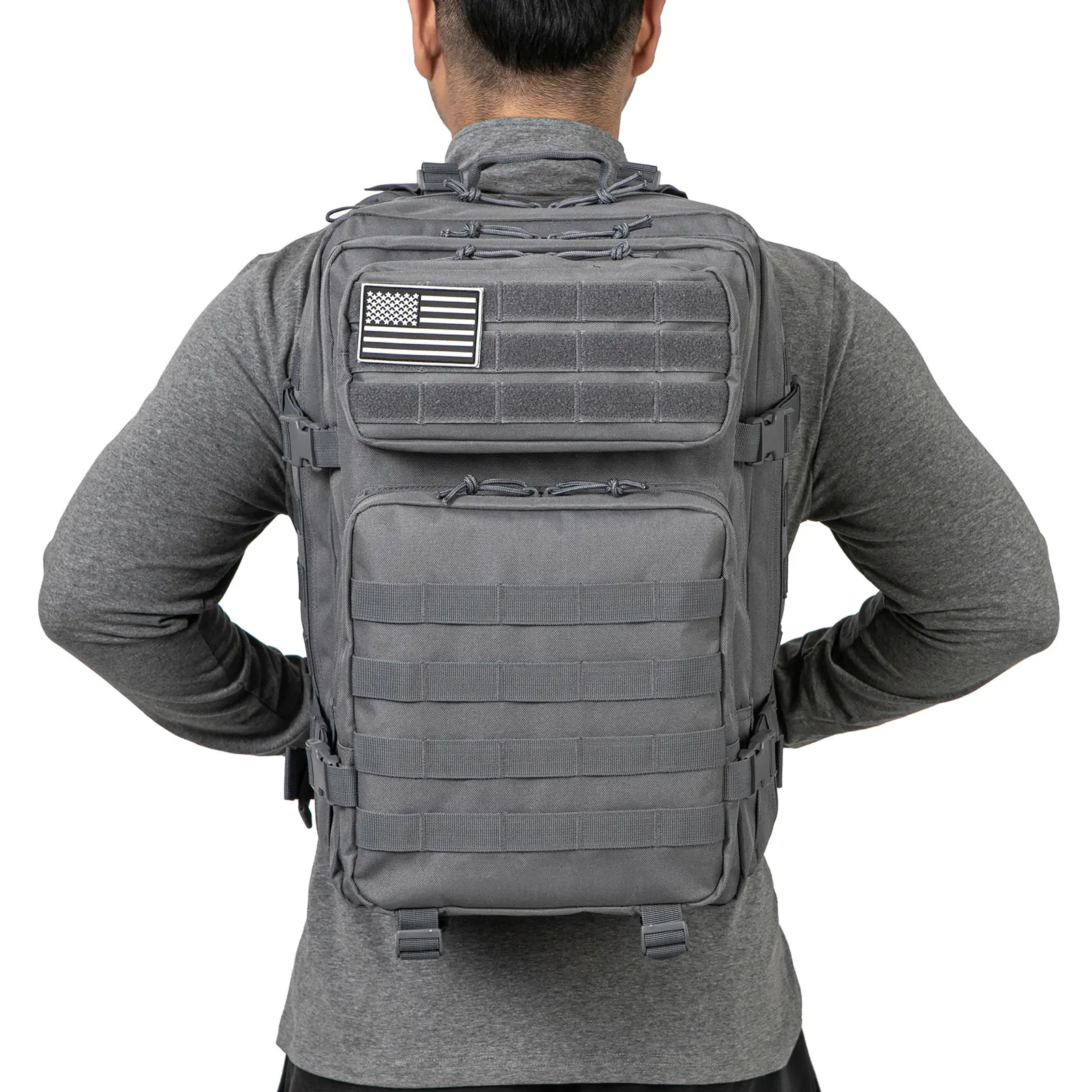 45L Tactical Backpack Molle for survival Assault Pack CCW 3 Day survival Bag Hiking Treeking Rucksack heavy duty backpack