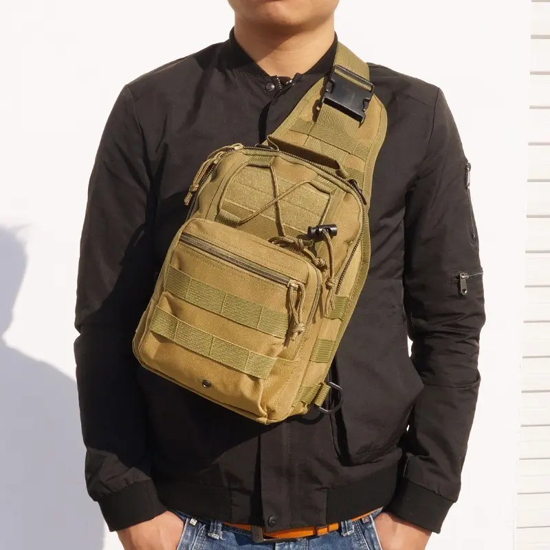 Tactical Shoulder Backpack Rover EDC Outdoor Sling Bag Waterproof Hiking Trekking Camping Pack Range Bag survival Daypack
