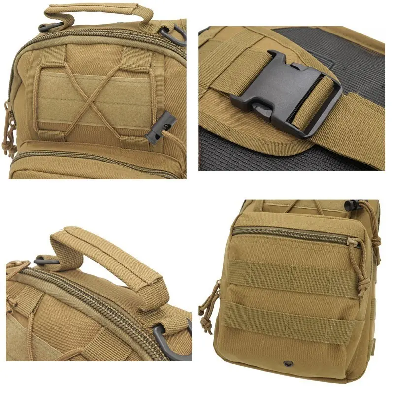 Tactical Shoulder Backpack Rover EDC Outdoor Sling Bag Waterproof Hiking Trekking Camping Pack Range Bag survival Daypack
