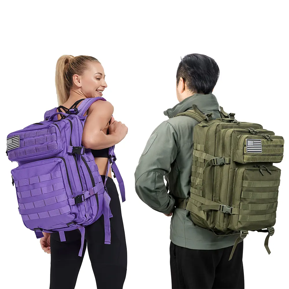 45L GYM Fitness Style Backpacks for men/women Outdoor Tactical Training Molle Survival Bag Hiking Trekking CampingRucksack