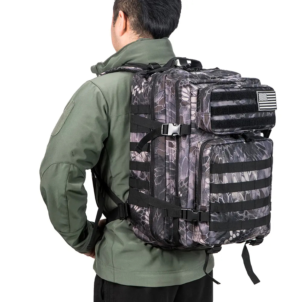 45L Tactical backpack men/women Training Molle Survival Bag GYM Fitness Style Backpacks Outdoor Hiking Trekking Rucksack