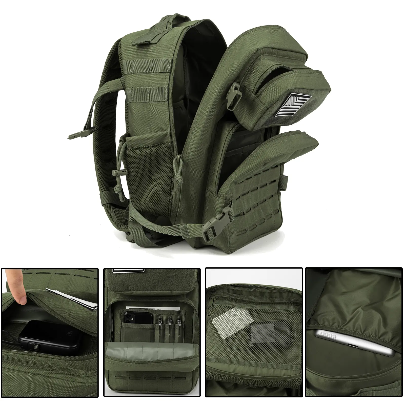 25/45L Women/men Tactical Backpack Gym Rucksack Treeking  with Dual Cup Holder hiking backpacks camping equipment back pack