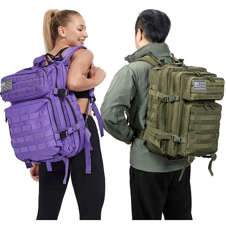 45L GYM Fitness Style Backpacks for men/women Outdoor Tactical Training Molle Survival Bag Hiking Trekking Rucksack
