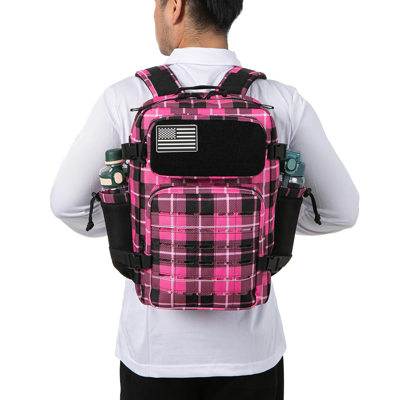 25L/45L Tactical Backpack for Women/men survival Laser Cut Molle Daypack School Bag Gym EDC Rucksack with Dual Cup Holder