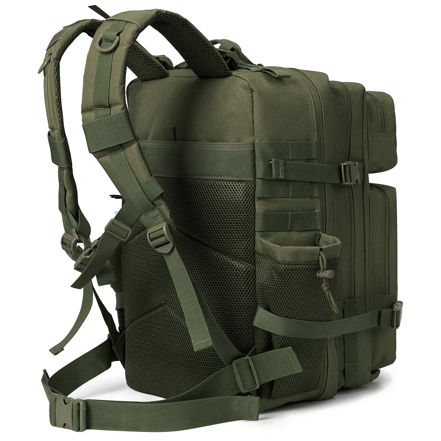 45L tactical backpack for outdoor sports hiking climbing travel with bottle holder travel backpacks camping gear for women/men