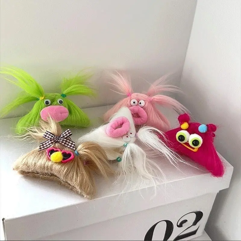 Cartoon Plush Funny Hairpins Children Girls Kid Bangs Hair Clips Pin Barrettes Accessories Hairclip Headwear Headdress