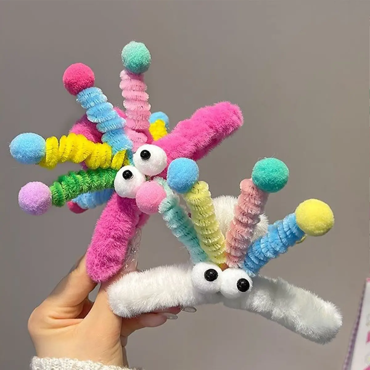1/4pcs cute plush funny hair clips ugly girl soft hair accessories hair clip bangs clip duck beak hair accessories
