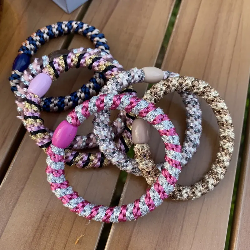 2pcs/set Fashion Knekki haar Elastiek Hair Tie For Women elastic hair rubber bands girls hair rope lady hairbands accessories
