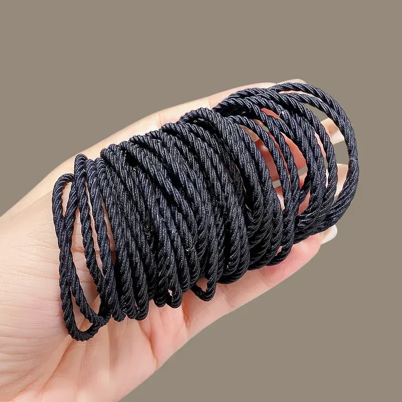 100pcs/lot Hair bands Solid Color Elastic Rubber Band Hair band Headband Scrunchie Hair Accessories for hair