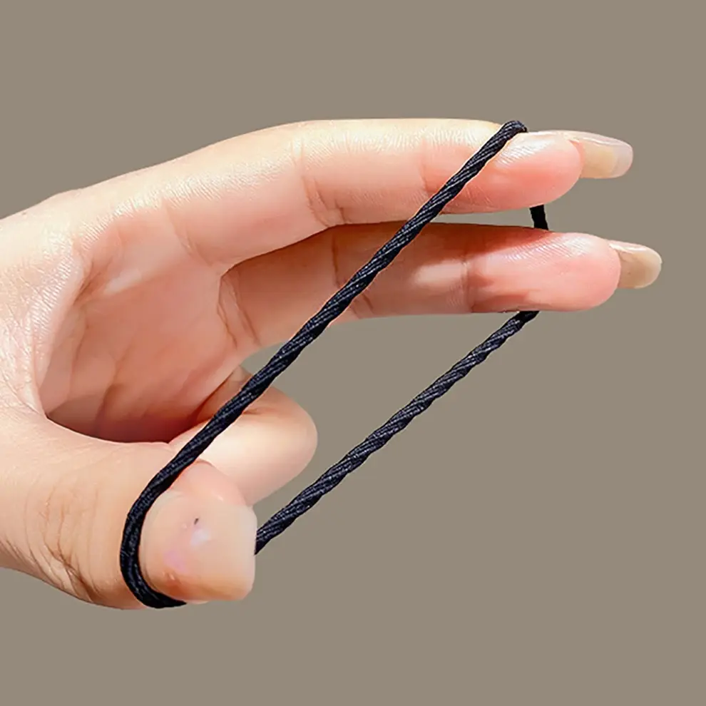 100pcs/lot Hair bands Solid Color Elastic Rubber Band Hair band Headband Scrunchie Hair Accessories for hair