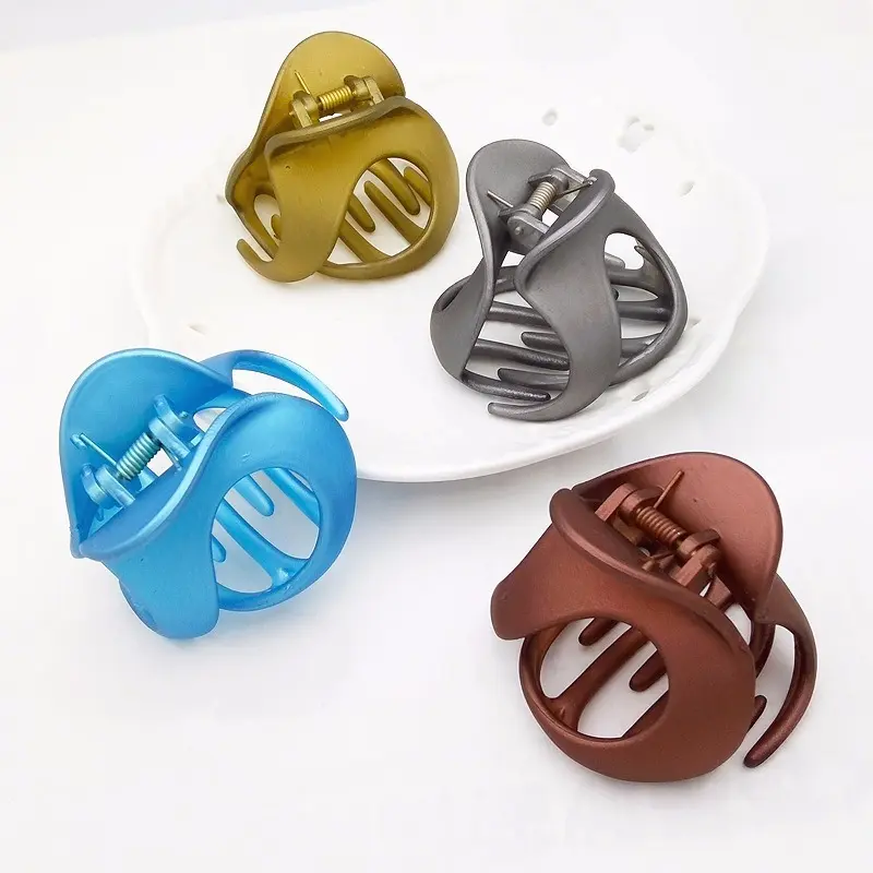 Simple Fashion Hair Clips for Hair Claw Clip Hair Clips for Women Frosted Solid Color Girls Claw Clip Hairpin Hair Accessories
