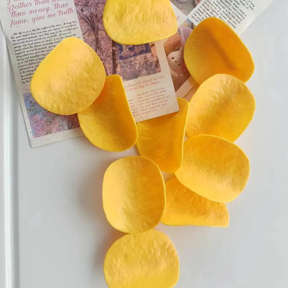 4Pcs Funny Simulated Potato Chip Hairpin Hair Clips Cute Creative And Funny Hair Accessories For Students Duck Bill Clip Side