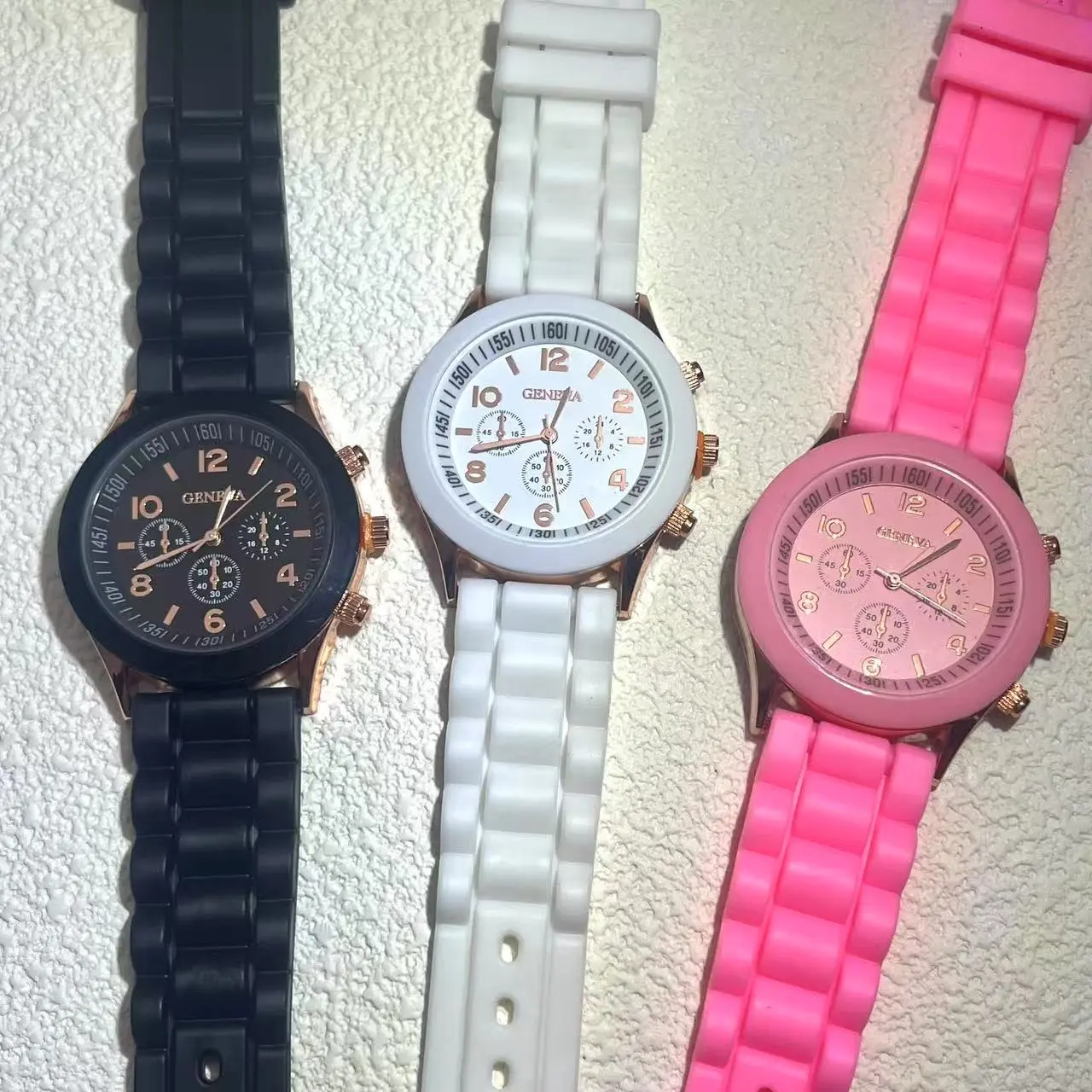 2025 Fashion Chic Design Women Men silicone rubber Width Strap combination Fashion Party Birthday Valentine's DayGift