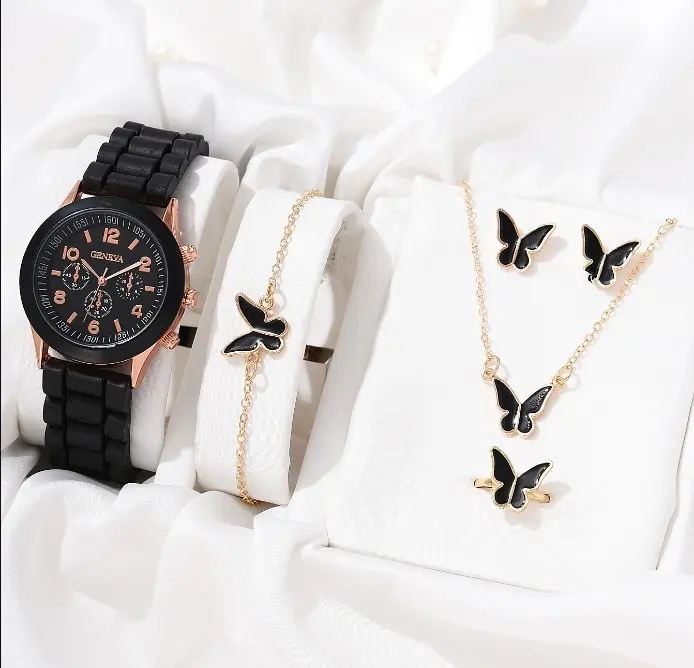 2025 Fashion Chic Design Women Men silicone rubber Width Strap combination Fashion Party Birthday Valentine's DayGift