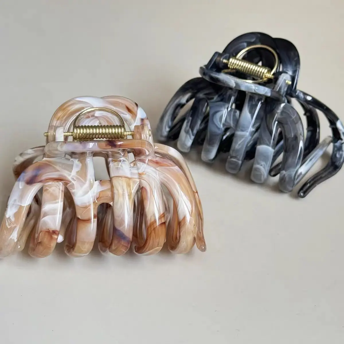 New Design French Style Pumpkin Hair Claw For Women Sweet Hair Ornament Headband Lady Hair Claw Clip Fashion Hair Accessories