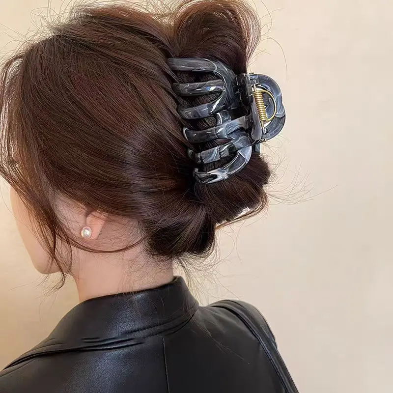 New Design French Style Pumpkin Hair Claw For Women Sweet Hair Ornament Headband Lady Hair Claw Clip Fashion Hair Accessories
