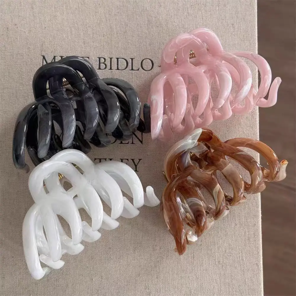 New Design French Style Pumpkin Hair Claw For Women Sweet Hair Ornament Headband Lady Hair Claw Clip Fashion Hair Accessories