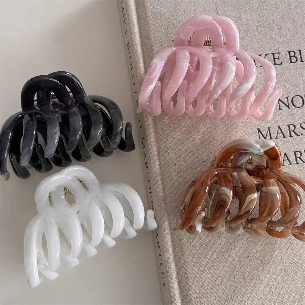 New Design French Style Pumpkin Hair Claw For Women Sweet Hair Ornament Headband Lady Hair Claw Clip Fashion Hair Accessories