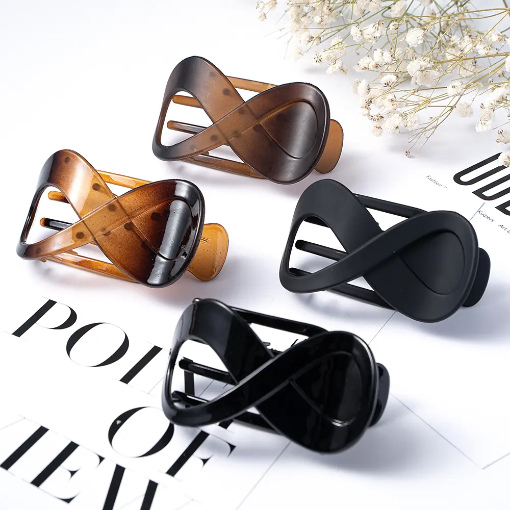 Women Large Hair Clamp Hair Clip Seamless Plastic Duckbill Claw for Women Girls Simple Hairpins Styling Tools Hair Accessories