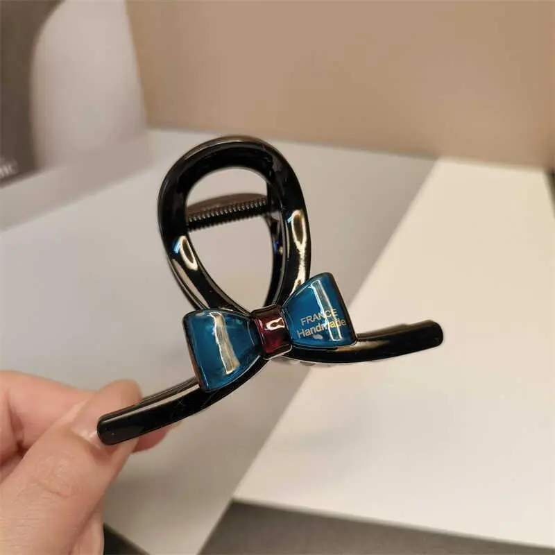 YWYHJ NEW French Series Retro Hair Claw Elegant Temperament Exquisite Acrylic Hair Claw Clips Hair Accessories for Women Girls