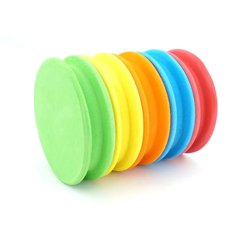 5/10pcs Fishing Foam Bobbin Diameter 4.5/5.8/6.8/10cm EVA Foam Spool Fishing Winding Board Mixed Color Fishing Line Winding Coil