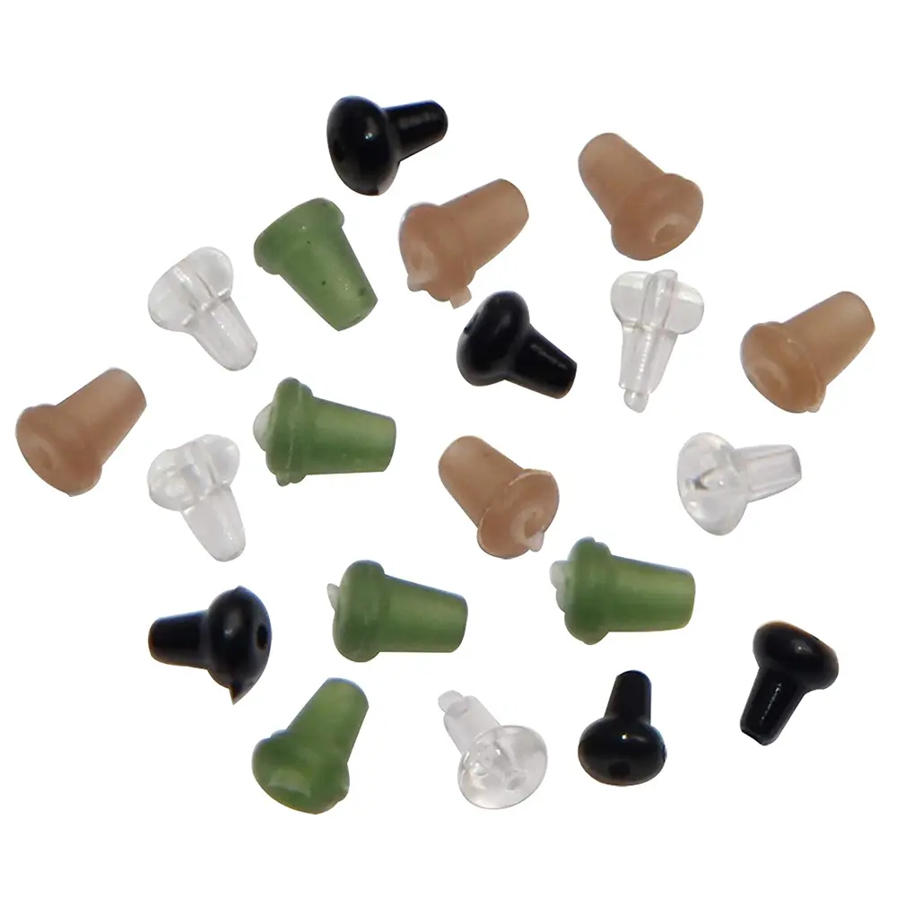 40Pcs Carp Rig Ring Stops With 20Pcs Boilie Bait Screw Fishing Bait Ring Swivel Carp Fishing Accessories