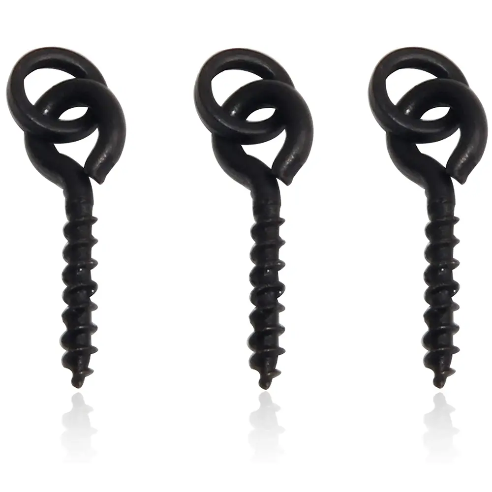 40Pcs Carp Rig Ring Stops With 20Pcs Boilie Bait Screw Fishing Bait Ring Swivel Carp Fishing Accessories
