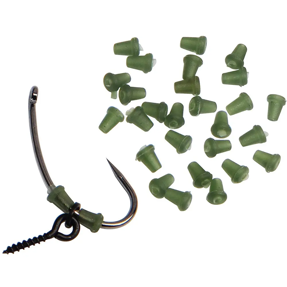 40Pcs Carp Rig Ring Stops With 20Pcs Boilie Bait Screw Fishing Bait Ring Swivel Carp Fishing Accessories