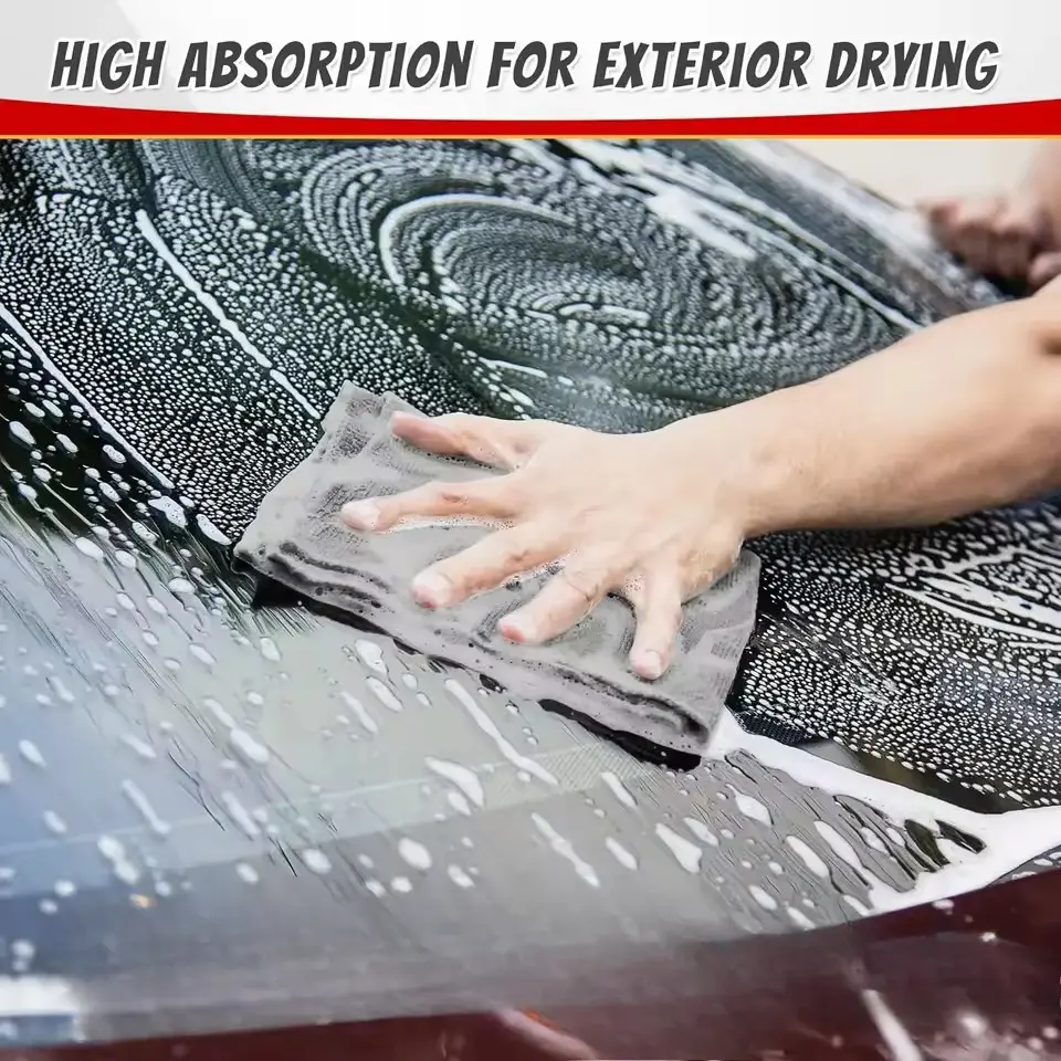5Pcs Thicken Microfiber Cleaning Cloths Bicycle Car Kitchen Clean Towel Absorbent Soft Stain-removing Cloth Reusable Clean Tools