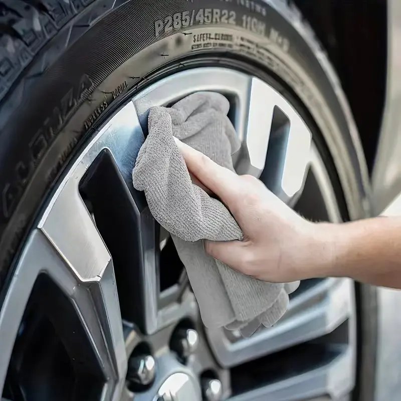 5Pcs Thicken Microfiber Cleaning Cloths Bicycle Car Kitchen Clean Towel Absorbent Soft Stain-removing Cloth Reusable Clean Tools