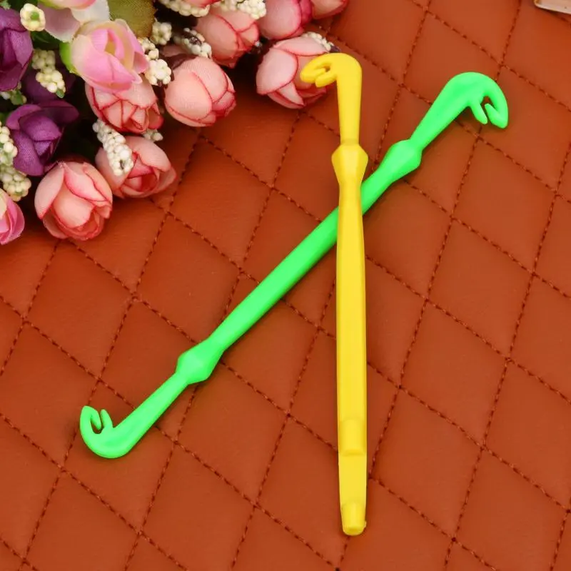 2-10Pcs Easy Hook Loop Tyer Disgorger Tool Tie Fast Knot Tying Tool for Fly Fishing Line Tier Kit Fishing Detacher Device Pesca