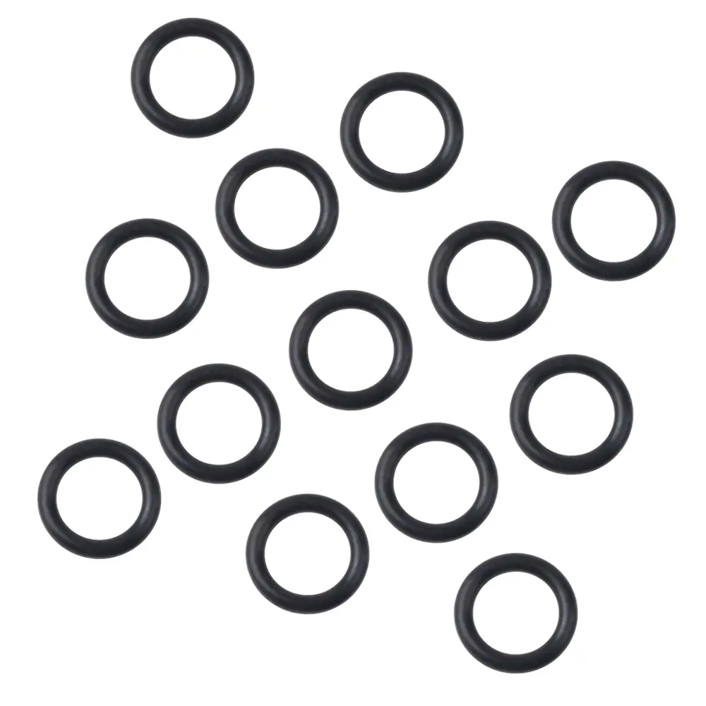 100 PCs Black Rubber O-Rings Seal Gasket for Worms Wacky Rig O-Ring Tool Fishing Bite Indicator Fishing Accessories