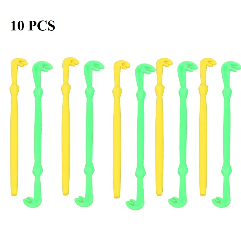 2-10Pcs Easy Hook Loop Tyer Disgorger Tool Tie Fast Knot Tying Tool for Fly Fishing Line Tier Kit Fishing Detacher Device Pesca