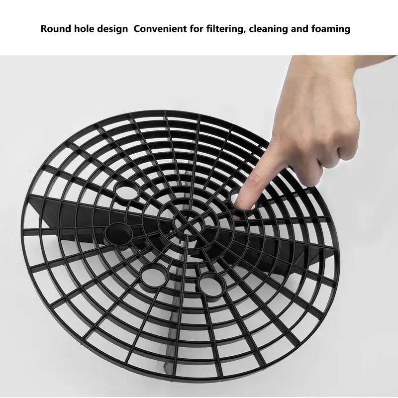 1PC Car Wash Sand and Gravel Filter Sand and Gravel Separation Filter Separate Clean Bucket Insert Car Wash Accessories 23.5*6CM