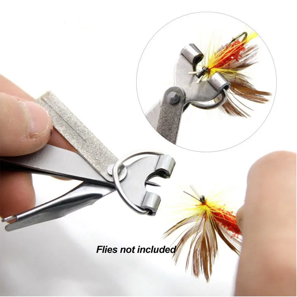 Fast Tie Nail Knotter  Line Cutter Clipper Nipper Hook Fishing Tackle Gear Fishing Quick Knot Tool Sharpener Fly Tying Tool