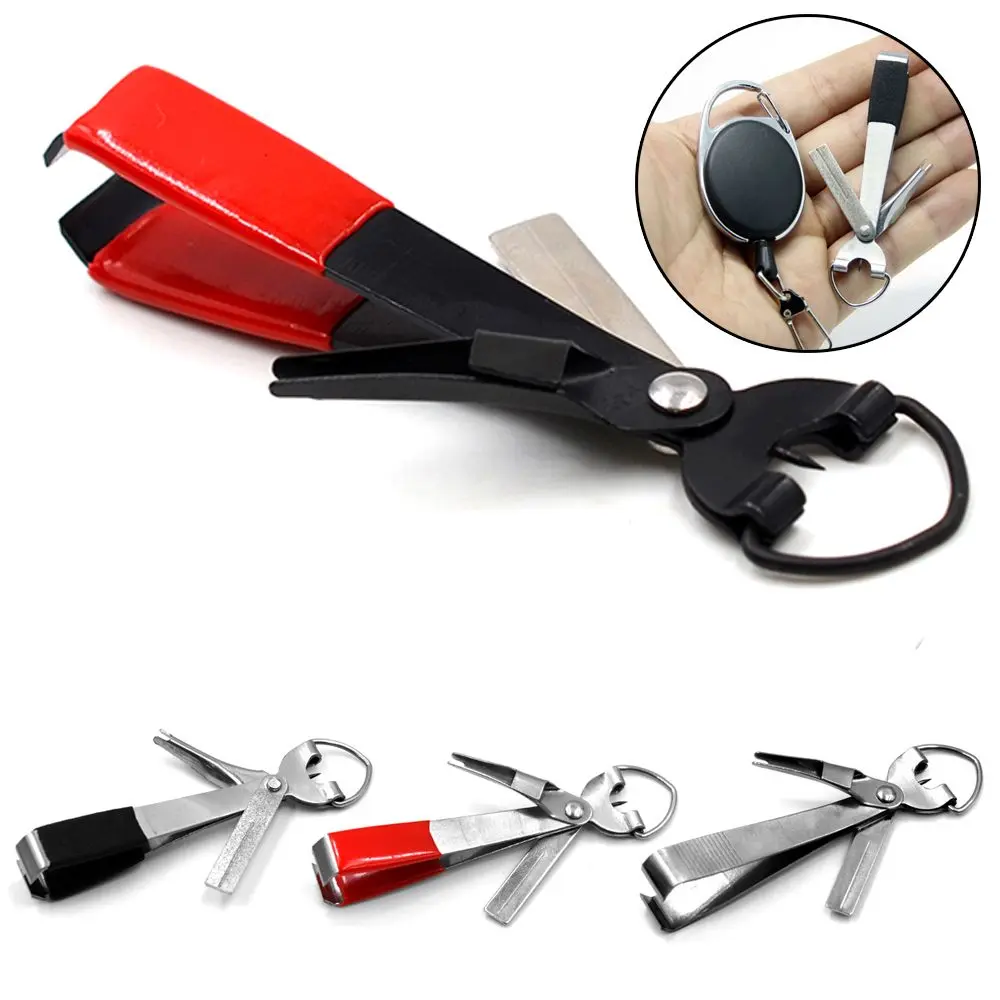 Fast Tie Nail Knotter  Line Cutter Clipper Nipper Hook Fishing Tackle Gear Fishing Quick Knot Tool Sharpener Fly Tying Tool