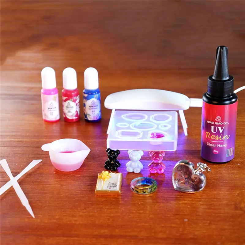 60g/25g/15g/10g  Fishing Quick Drying Glue Fly Tying UV Lure Clear Glue Finish Resin Glue DIY Accessories