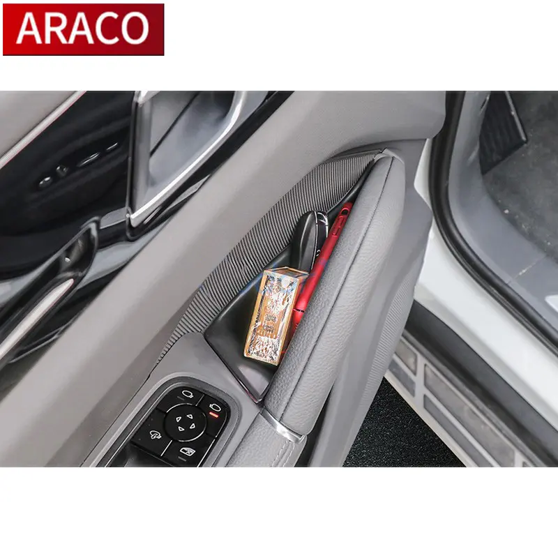 For 2011-2017 2018 2019 Porsche Cayenne Styling Aksesoris Pintu Pemegang Sandaran Tangan Sarung Tangan Kotak Penyimpanan Konsol