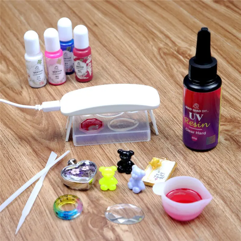 60g/25g/15g/10g  Fishing Quick Drying Glue Fly Tying UV Lure Clear Glue Finish Resin Glue DIY Accessories