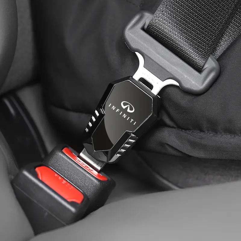 1pcs Automotive Metal Interior Products Seat Belt Extender Metal Carabiner Suitable For INFINITI