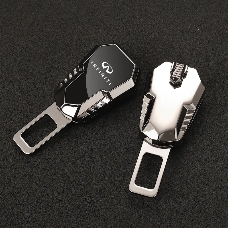 1pcs Automotive Metal Interior Products Seat Belt Extender Metal Carabiner Suitable For INFINITI