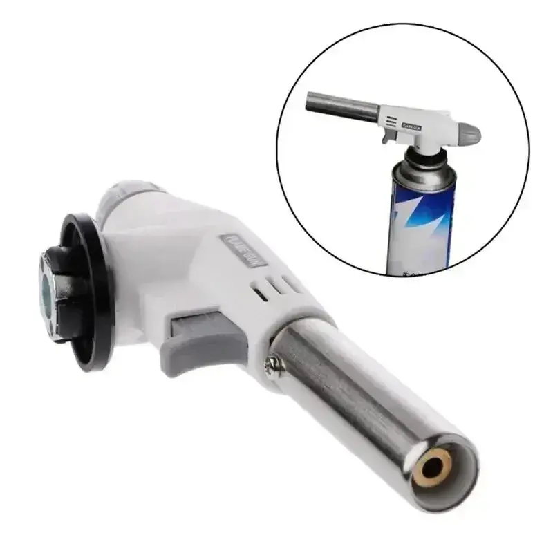 Handy Flame Gun  Welding Gas Burner Flame Gas Torch Flame Gun Blow for BBQ Camping Cooking  camping equipment
