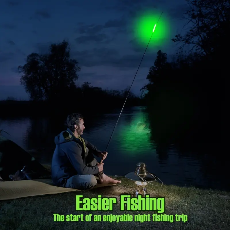40pcs/Set Night Fishing Luminous Sticks with Accessories, 30pcs Glow Stick and 10pcs Glow Clip Kit