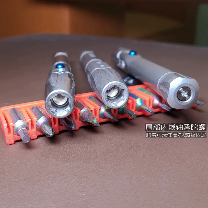 EDC Titanium Alloy Screwdriver Portable Gadget Cross Bit Riding Equipment Outdoor Camping Multi-functional Gear EDC Pocket Tools